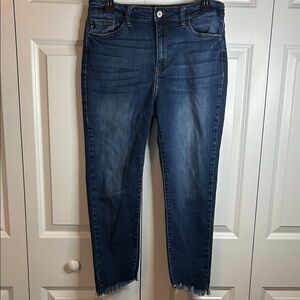 Dark Wash Women’s Slim Jeans - Blue